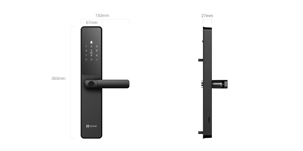 EZVIZ Y2000 6068 — Serrure Connectée - Image 7